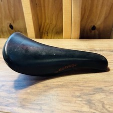 Vintage Selle San Marco Concor Confort Black Leather Road Saddle Italy