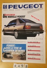 PEUGEOT GAMME 86 205 305 309