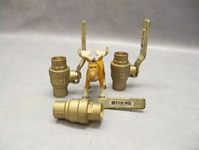 3/4 Full Port Ball Valve Legend Brass S-2000NL Lot of 3