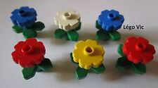 LEGO 6 Flowers Flowers 4727 & 4728 House Building Town Fabulous 