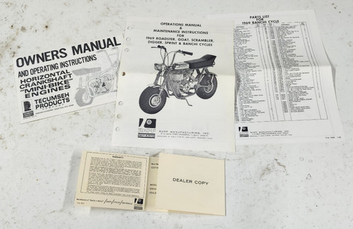 1969 rupp mini bike - mini, roadster