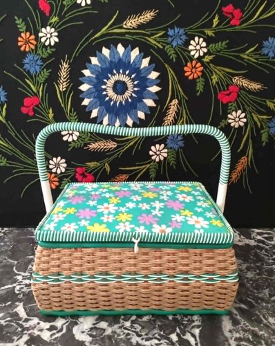 Boite couture osier - boite,