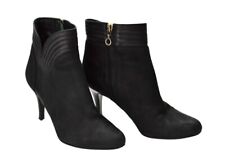 HUGO BOSS Chaussures Femmes Ue 37.5 Talons Bout Pointu Côté Braguette Zip Noir