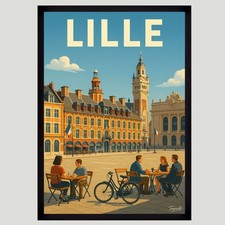 Affiche Poster mural Lille
