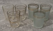 6 verres à liqueur en verre