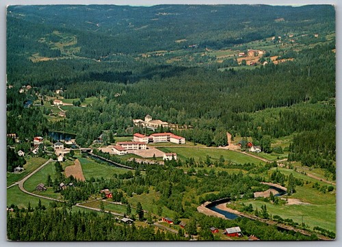 Postcard 1960s hurdal verk - postcard,