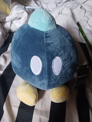 Peluche bob omb bleue - bleue, mario
