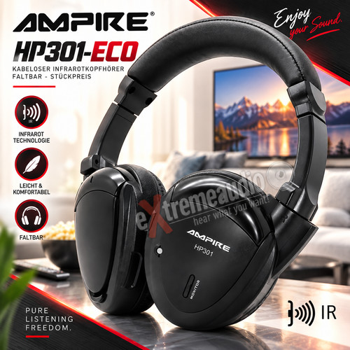 Casque infrarouge sans - , fil