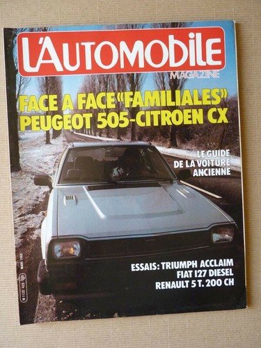 Automobile 429 triumph - l'automobile,