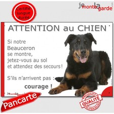 Beauceron, plaque portail