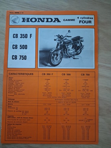 Honda cb350 cb500 cb750 - honda, f