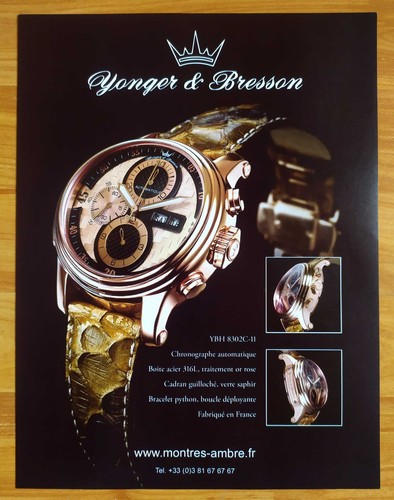 Publicité papier montre - -,