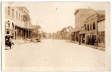 Linn Creek, MO Missouri 1920s RPPC Postcard, Main Street Scene