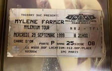 Mylène Farmer Mylenium Tour Coffret Métal Collector 2 Cd + Place Du Concert 1999