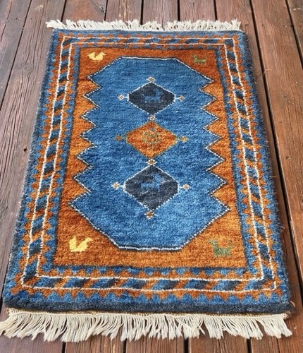 Superbe tapis persan gabbeh - persan,