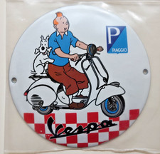 Plaque émaillée Tintin