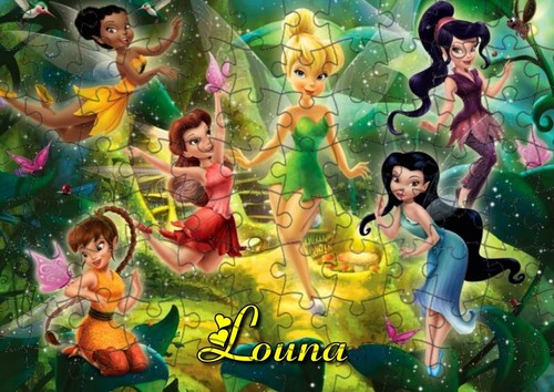 Puzzle fee clochette - la,