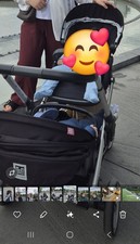 Poussette bébé double, dès