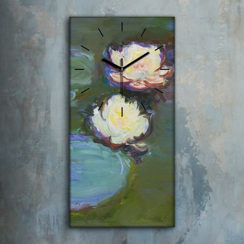 Horloge décorative sur toile