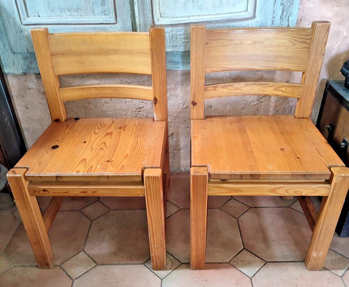 Chaises vintage moderniste - vintage,