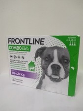 Combo¹ Antiparasitaire protection tiques puces flea 3 pipettes chien de 20-40 kg