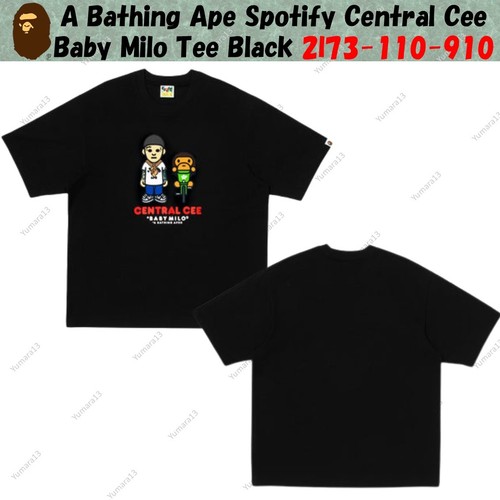 Shirt noir bathing ape - t-shirt,