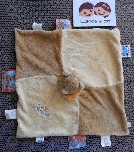 Doudou ours plat - doudou,