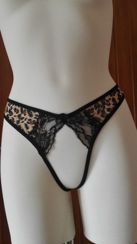Panty string culotte ouverte - string,