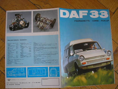 Daf fourgonette combi - 33,