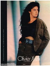 ADVERTISEMENT ADVERTISING 095 1987 OLIVIER STRELLI haute couture
