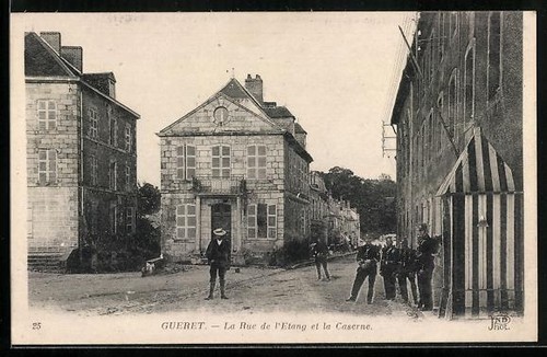 Cpa guéret rue - rue, de