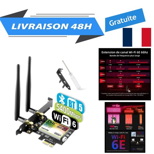Ubit carte wifi pcie ax210 - ubit,