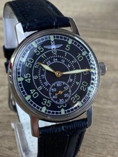 VINTAGE WRISTWATCH STURMANSKIE AVIATOR Marriage Soviet MILITARY STYLE USSR
