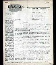 PARIS (XVII°) INCUBATOR-INCUBATOR-HATCHER ""PETERSIME / Ets ROUSSEAU"" in 1955