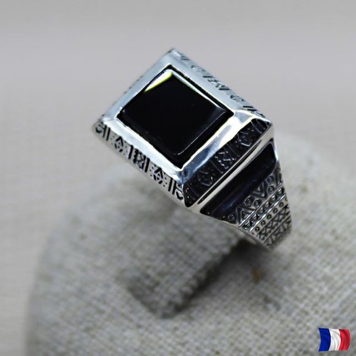 Bague unisexe argent 925