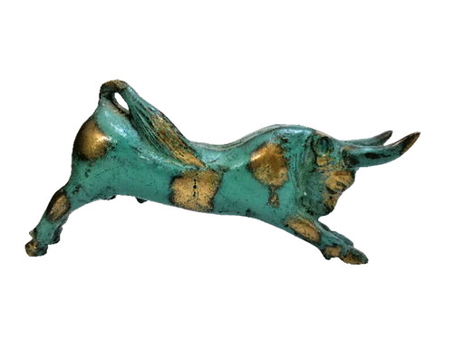 Statue bronze taureau - bronze, "