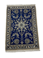 Tapis D'Orient Super Naïn avec Soie (90 X 60 CM) Perse Haut