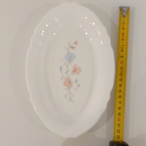 Plat service ovale - plat, verre