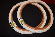 Tioga Comp III 3 20x1.75 tyre tire set white old school bmx Vintage 1980s NOS