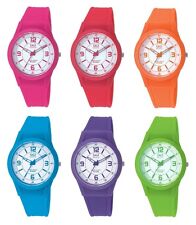 Q&q Silicone Analog Women's Colorful Type, Colored Unisex Wrist Watch