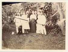 Guadeloupe, French Settlers Vintage Albumen Print Albumen Print 9x12 