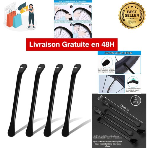 Démonte pneus vélo métal - vélo,