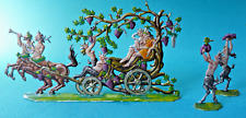 Tin plates - Zinnfiguren - Flat tin: Greek mythology - Parade of Bacchus
