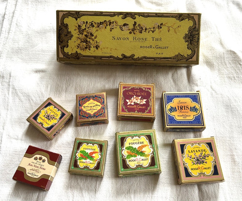 Coffret ancien savonnettes - coffret, 8