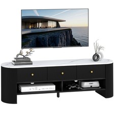 HOMCOM Meuble TV 140x40x43cm
