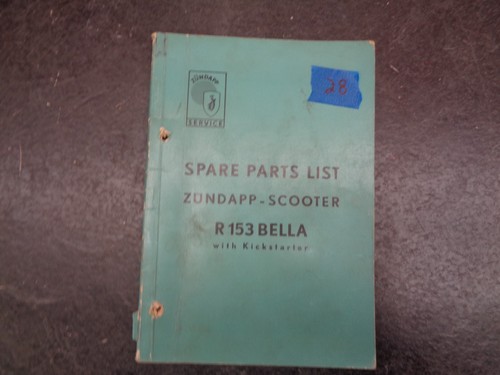 Zundapp r153 bella spare - r153,