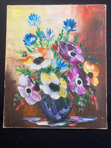 Tableau huile sur toile - tableau,
