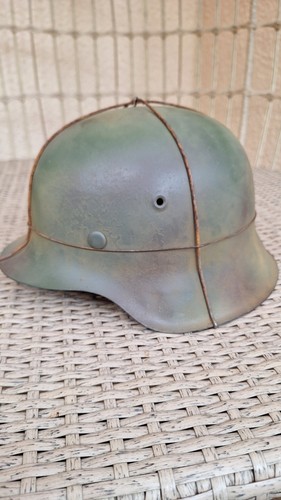 Casque allemand ww2 normandie - ww2,