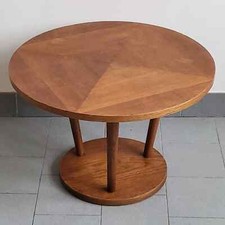 VINTAGE 1940 1950 RETRO TRIPOD PLATING CHENE 50S SIDE TABLE COFFEE TABLE