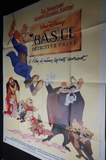 BASIL detective prive ! affiche cinema animation bd walt disney